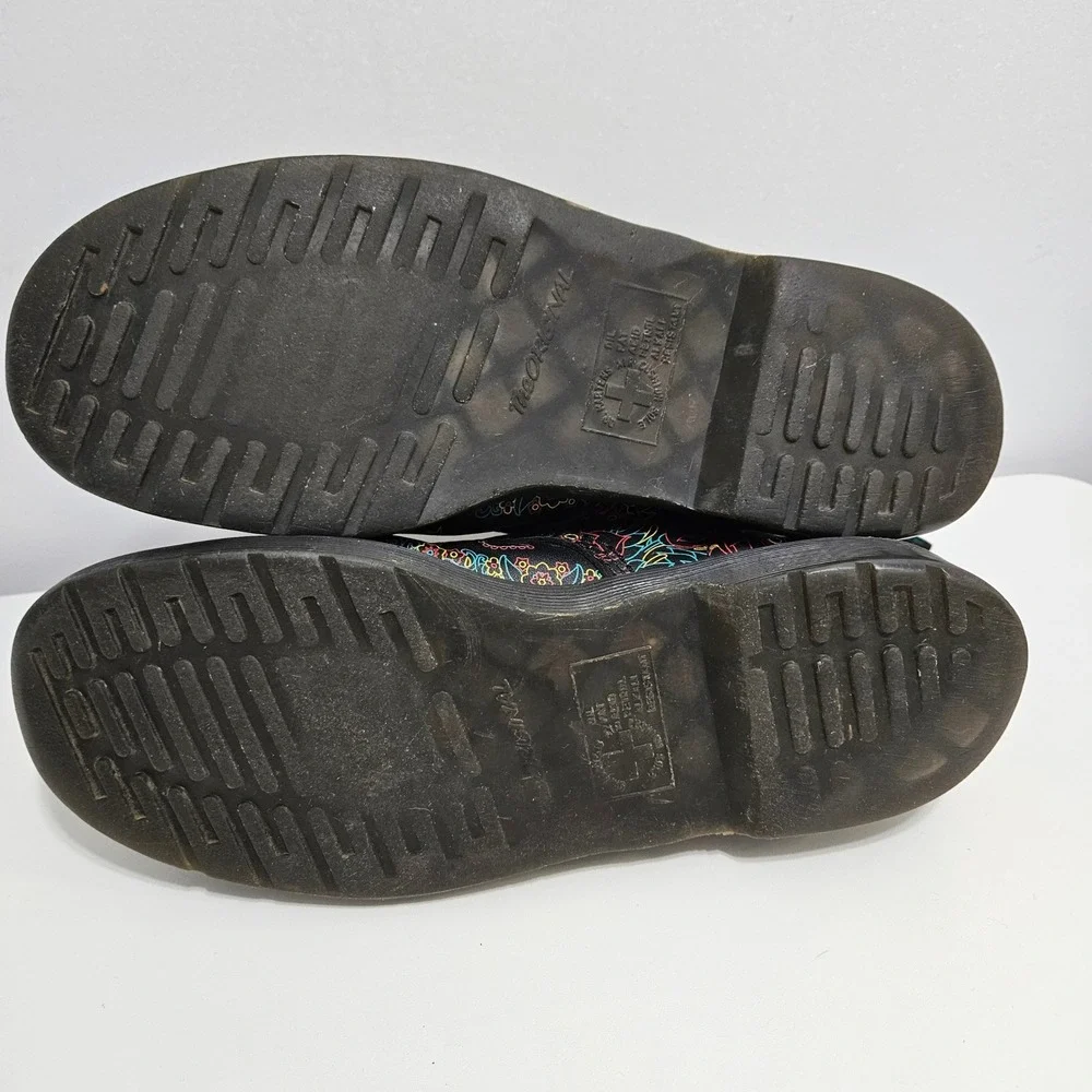Dr Martens 1460 Boots Skull 'Day Of The Dead' US Mens 10M Womens 11W Doc Martens
